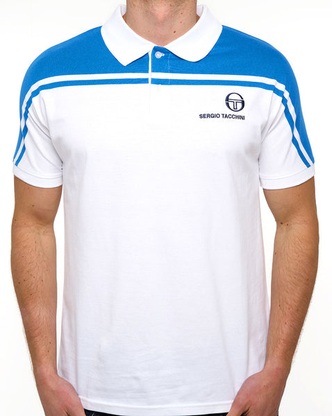 Sergio Tacchini New Young Line Polo Shirt White/Blue
