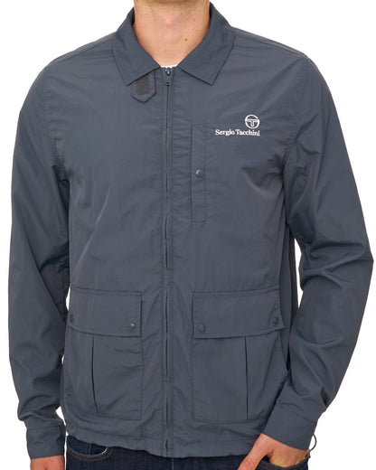 Sergio Tacchini Notte Nylon Jacket Dark Grey