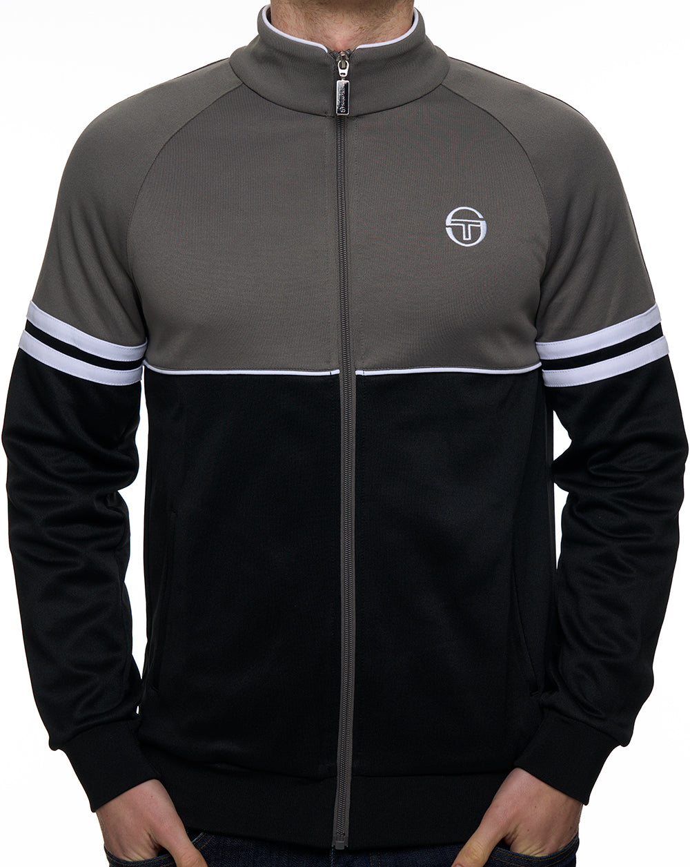 Sergio Tacchini Orion Trainingsjacke Anthrazit/Schwarz