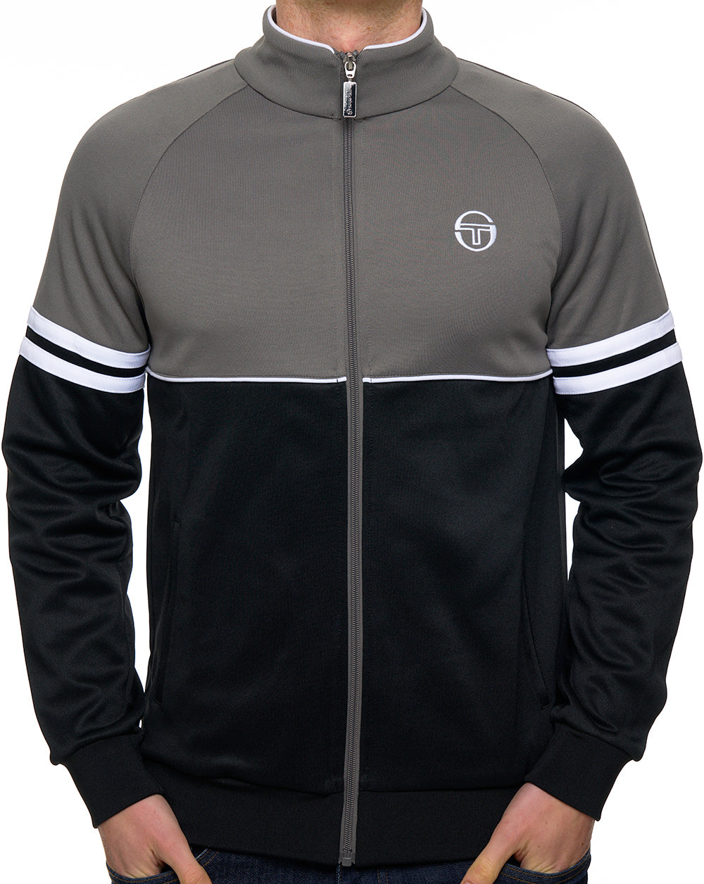 Sergio Tacchini Orion Trainingsjacke Anthrazit/Schwarz