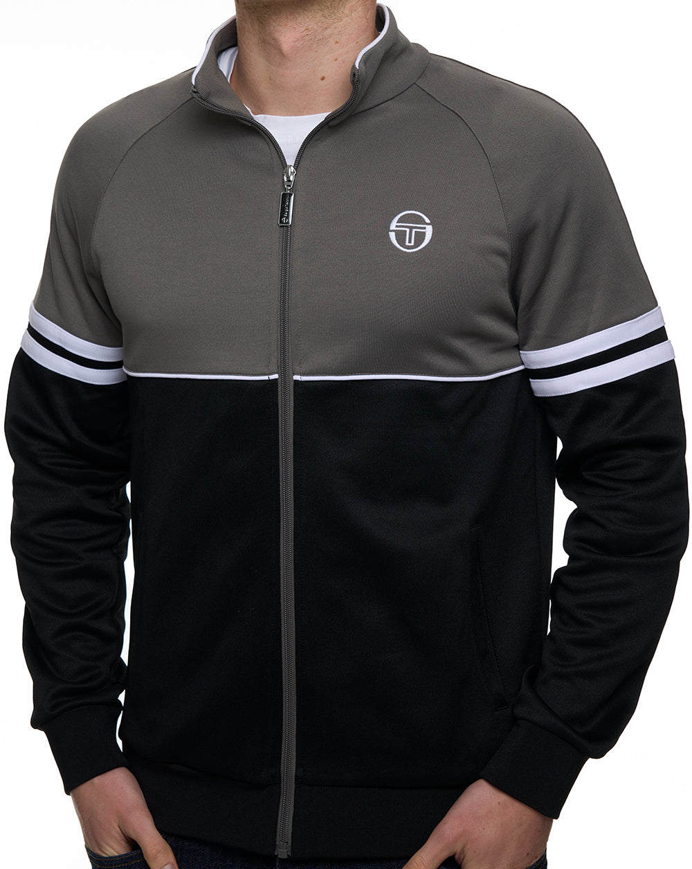 Sergio Tacchini Orion Trainingsjacke Anthrazit/Schwarz