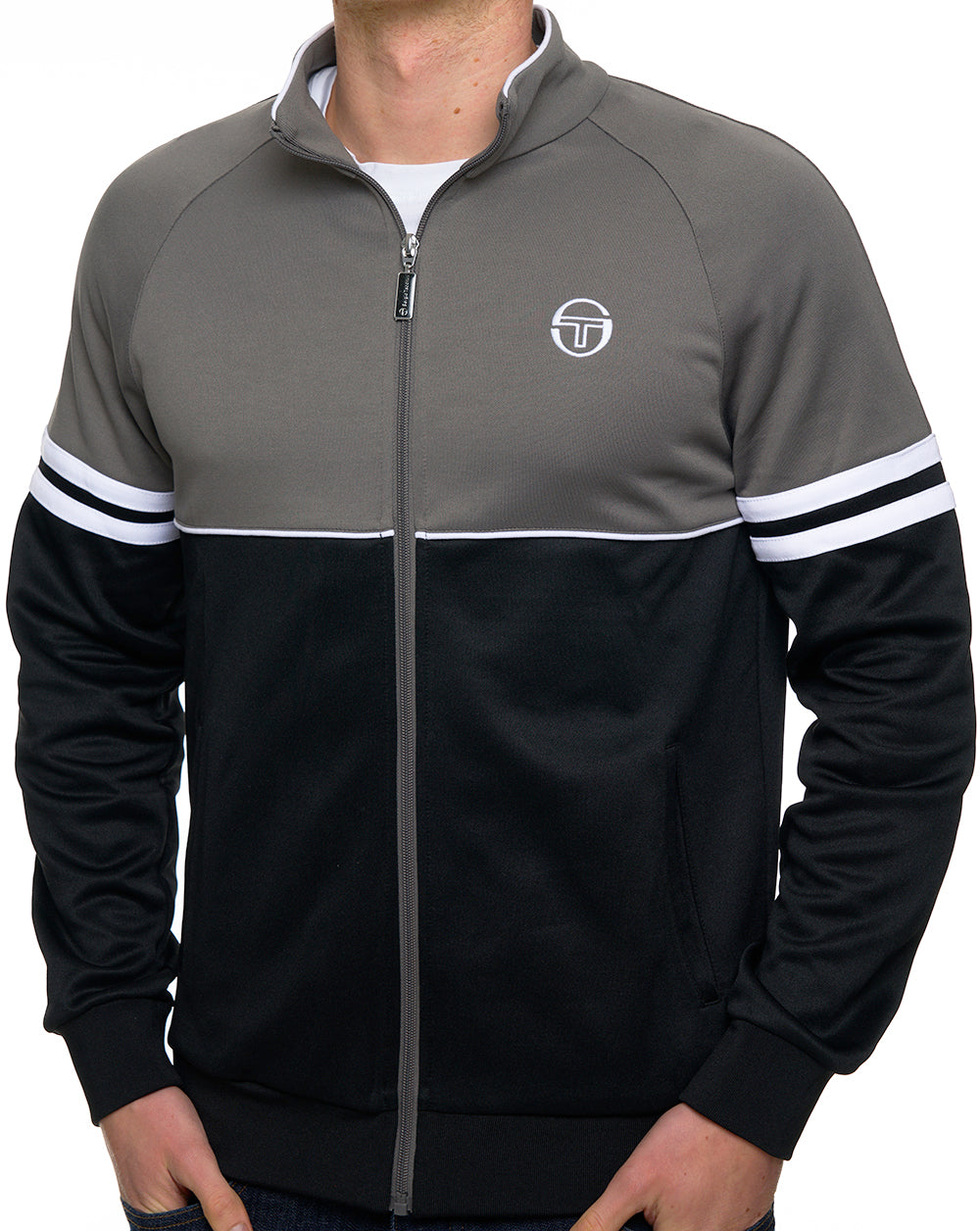 Sergio Tacchini Orion Trainingsjacke Anthrazit/Schwarz