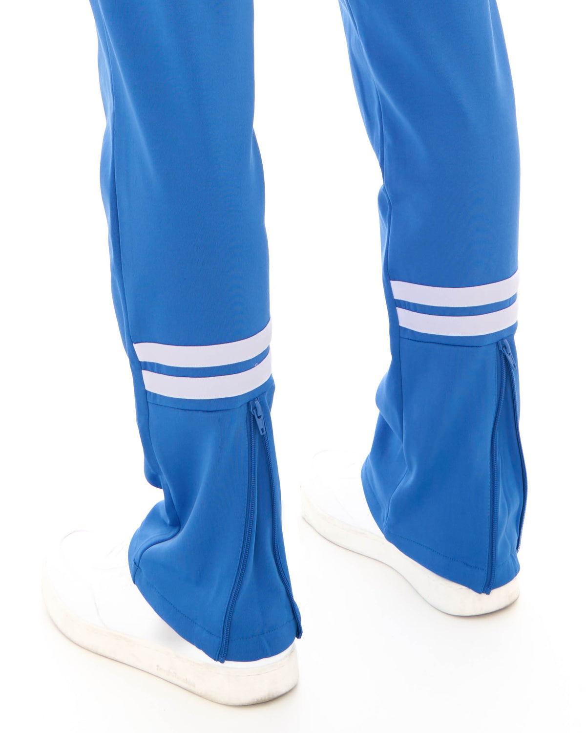 Sergio Tacchini Zip Bottom Track Pants Blue/White