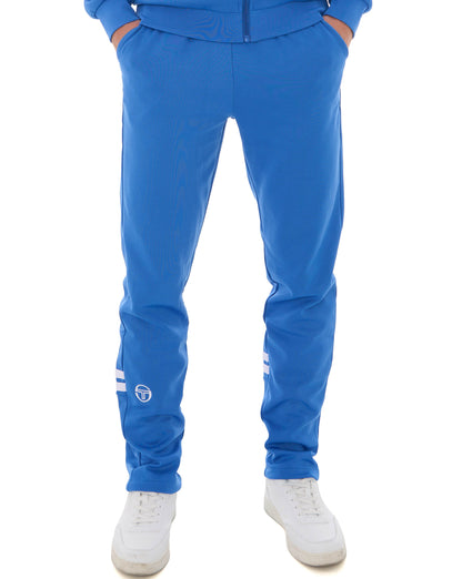 Sergio Tacchini Zip Bottom Track Pants Blue/White