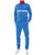 Sergio Tacchini Zip Bottom Track Pants Blue/White