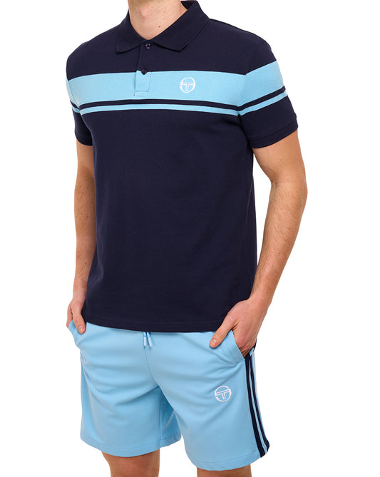 Sergio Tacchini Sergio Tacchini Young Line Poloshirt Marineblau/Ostsee
