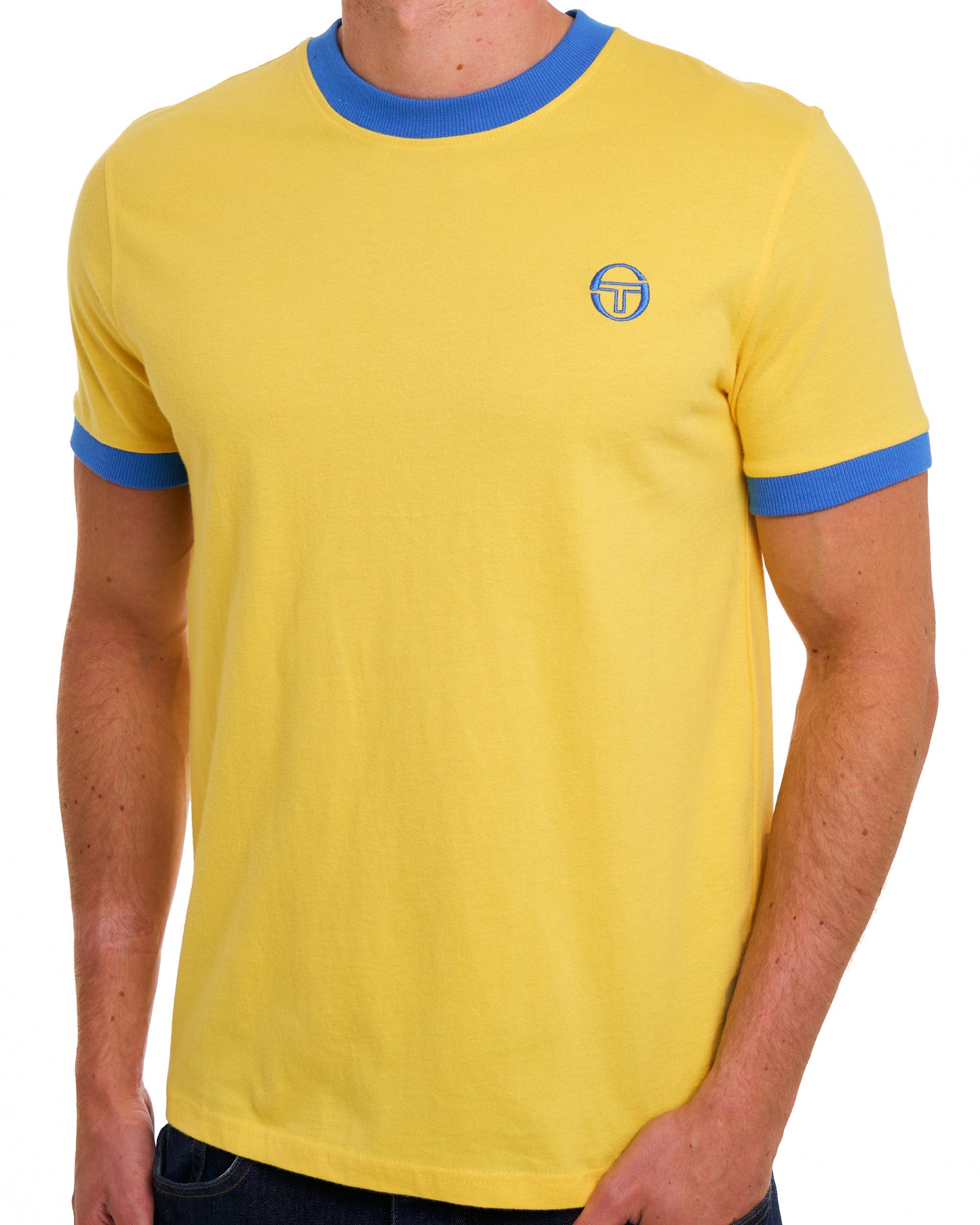 Sergio Tacchini Pro Ringer T-Shirt Gelb/Blau