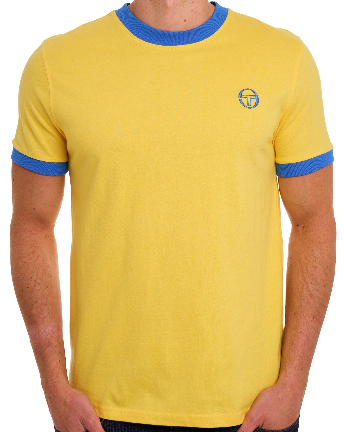 Sergio Tacchini Pro Ringer T-Shirt Gelb/Blau