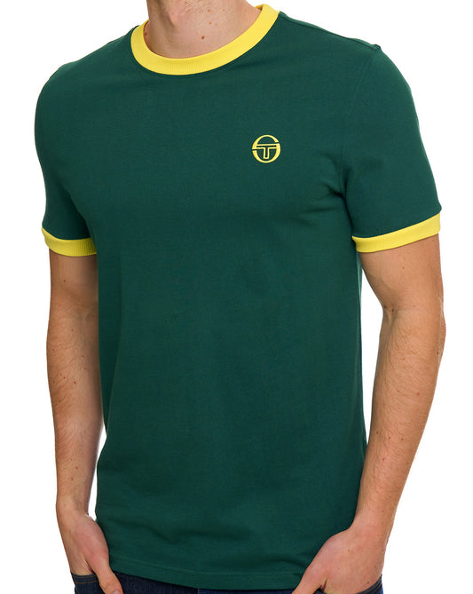 Sergio Tacchini Sergio Tacchini Pro Ringer T-Shirt Grün/Gelb