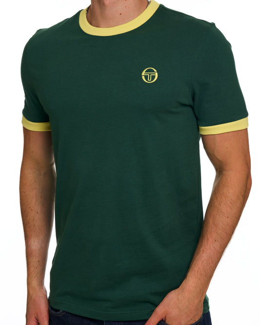 Sergio Tacchini Sergio Tacchini Pro Ringer T-Shirt Grün/Gelb