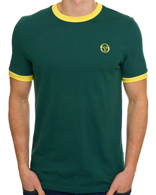 Sergio Tacchini Sergio Tacchini Pro Ringer T-Shirt Grün/Gelb