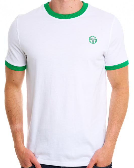Sergio Tacchini Sergio Tacchini Pro Ringer T-Shirt Weiß/Grün