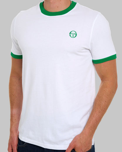 Sergio Tacchini Pro Ringer T-Shirt Weiß/Grün