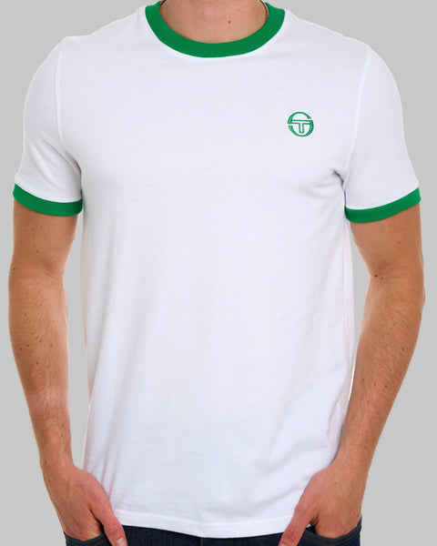 Sergio Tacchini Pro Ringer T-Shirt Weiß/Grün