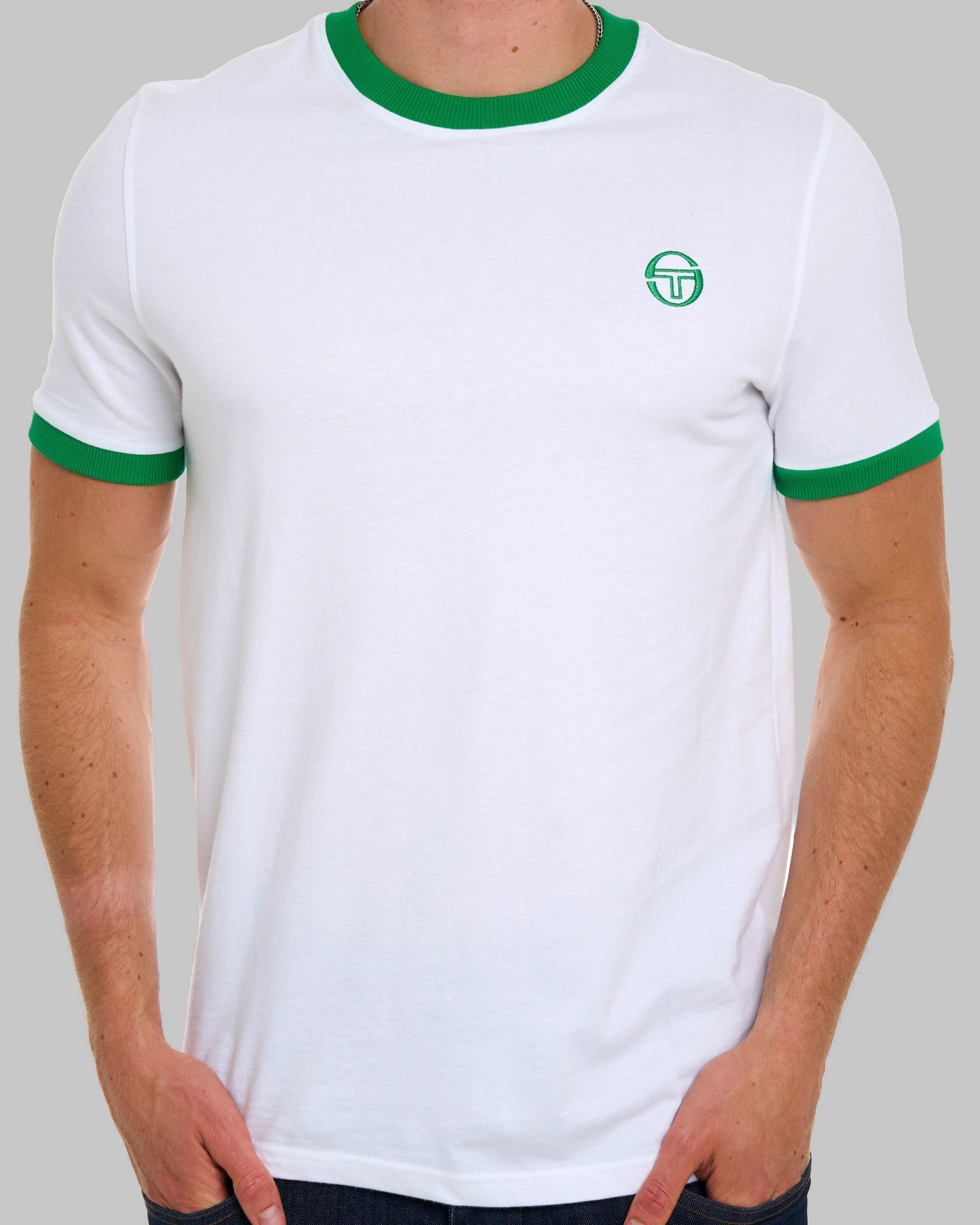Sergio Tacchini Pro Ringer T-Shirt Weiß/Grün