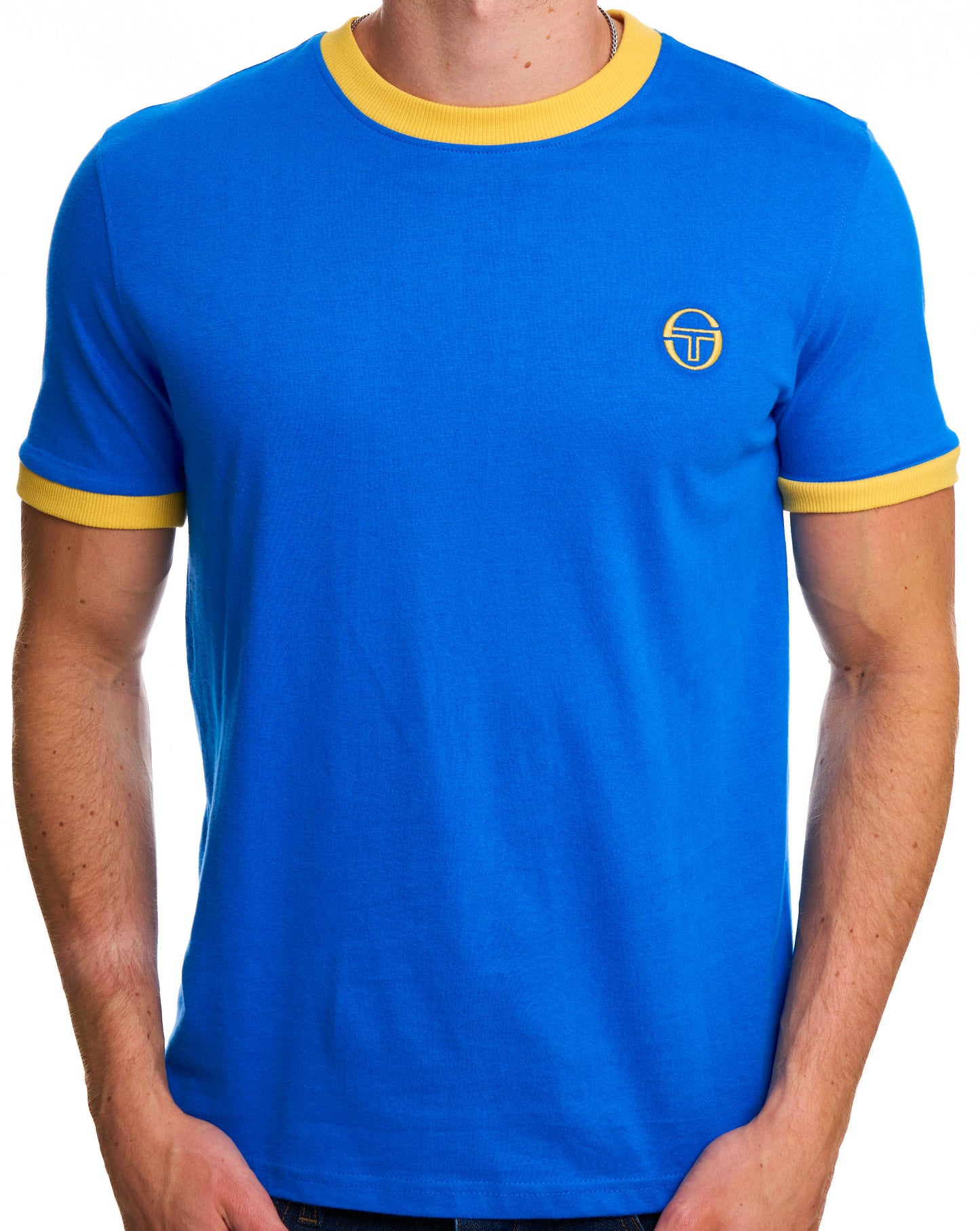 Sergio Tacchini Pro Ringer T-Shirt Blau/Gelb