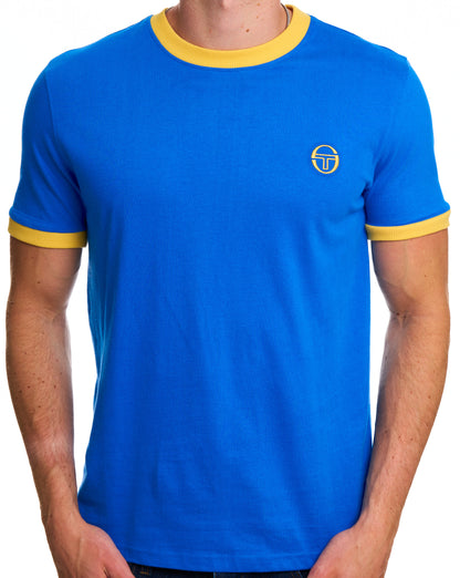 Sergio Tacchini Pro Ringer T-Shirt Blau/Gelb