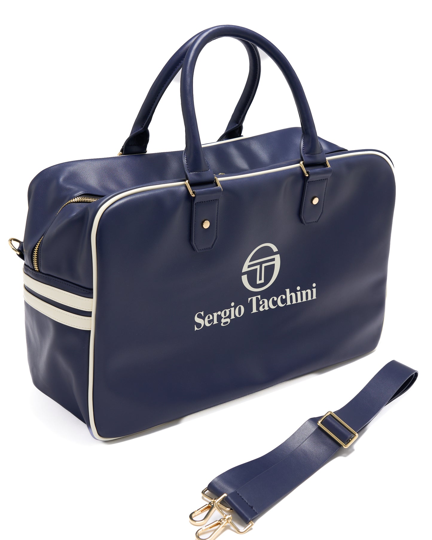 Sergio Tacchini Railton Holdall Navy Blue/Gardenia
