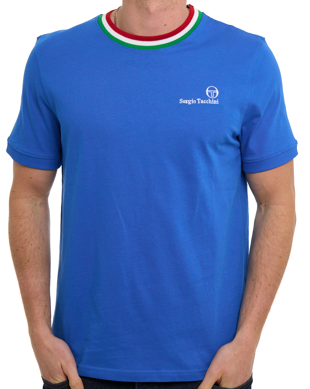 Sergio Tacchini Rainer FC T Shirt Blue
