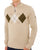 Sergio Tacchini Argyle 1/4 Zip Knit Light Sand