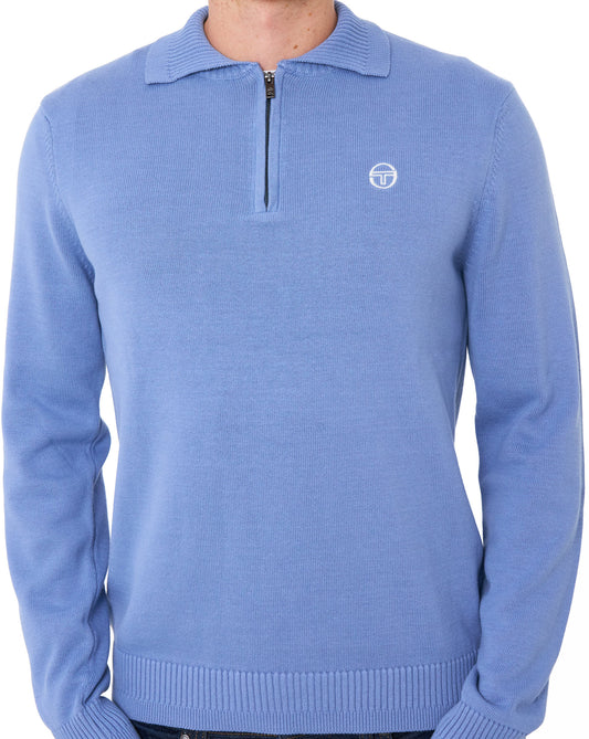 Sergio Tacchini Sergio Tacchini Roberto LS Knitted Polo Country Blue