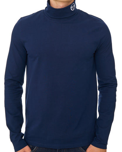 Rollkragenpullover von Sergio Tacchini, Marineblau