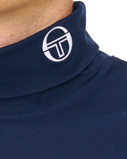 Rollkragenpullover von Sergio Tacchini, Marineblau