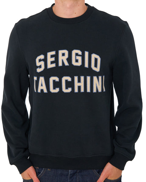 Sergio Tacchini Romano Crew Sweat Black