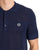 Strukturiertes Strickpolo von Sergio Tacchini in Marineblau