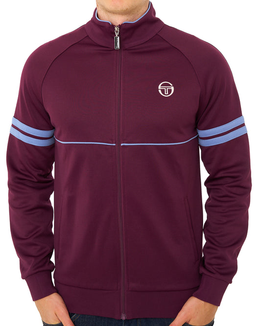 Sergio Tacchini Sergio Tacchini Star Track Top Burgundy/Blue