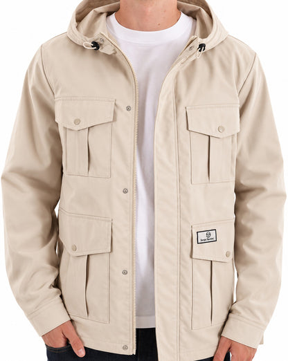 Sergio Tacchini 4-Pocket-Jacke Haferflocken