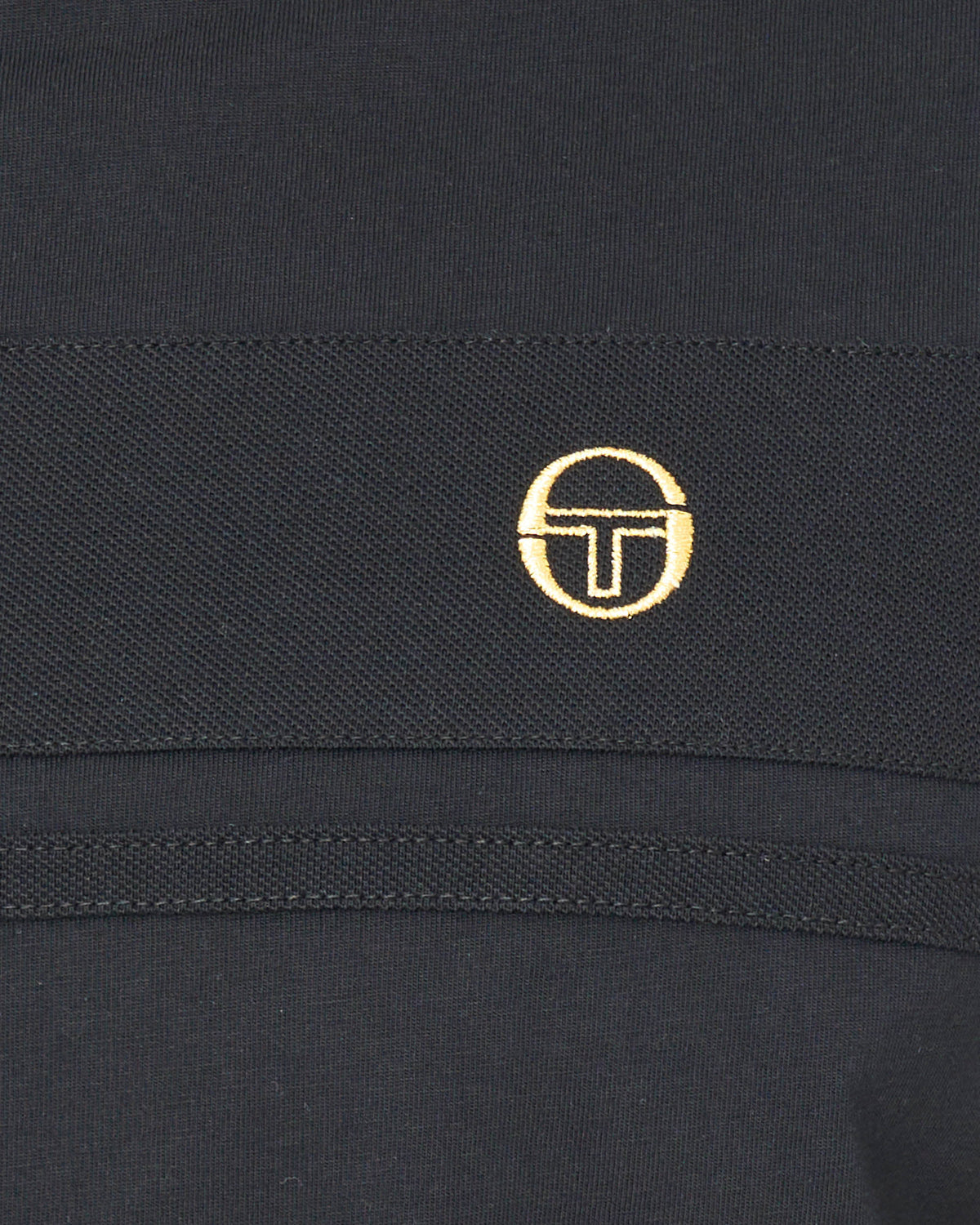 Sergio Tacchini Tonal Masters T Shirt Black