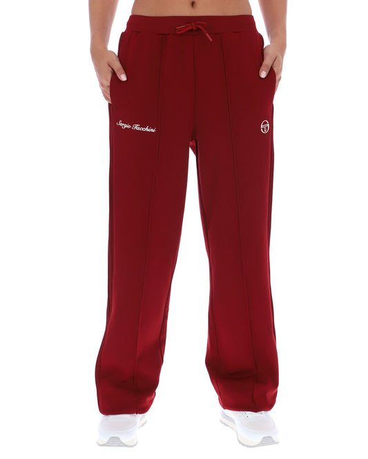 Sergio Tacchini Women Sergio Tacchini Tosca Wide Leg Track Pant Merlot