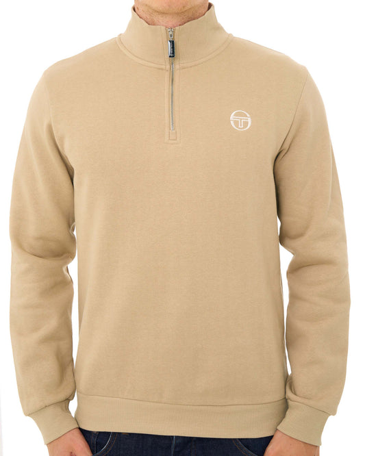 Sergio Tacchini Sergio Tacchini Vido 1/4 Zip Sweat Stone