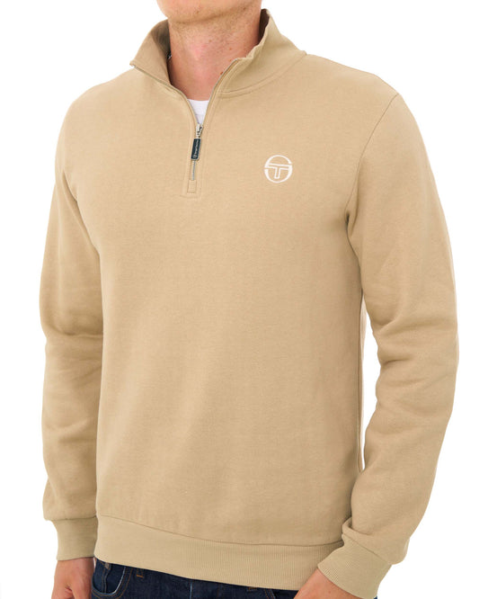 Sergio Tacchini Sergio Tacchini Vido 1/4 Zip Sweat Stone