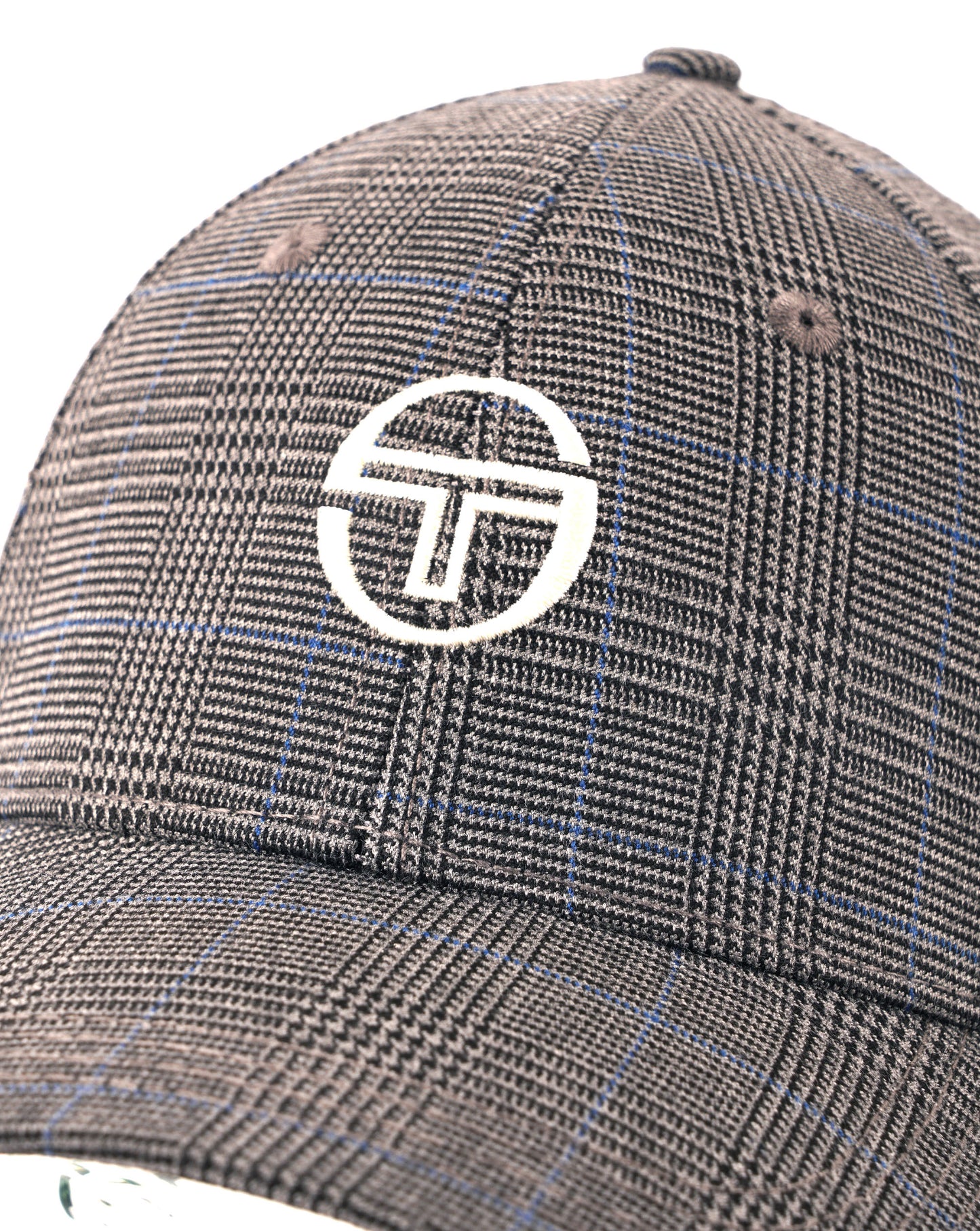 Sergio Tacchini Wessler Check Cap Charcoal Grey/Black