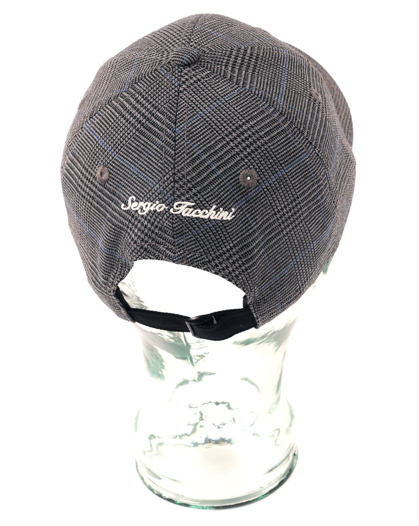 Sergio Tacchini Wessler Check Cap Charcoal Grey/Black