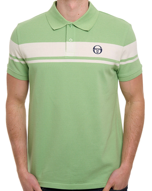 Sergio Tacchini Sergio Tacchini Young Line Poloshirt Grün/Gardenia