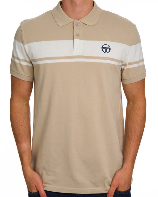 Sergio Tacchini Sergio Tacchini Young Line Poloshirt Sandshell/Gardenia