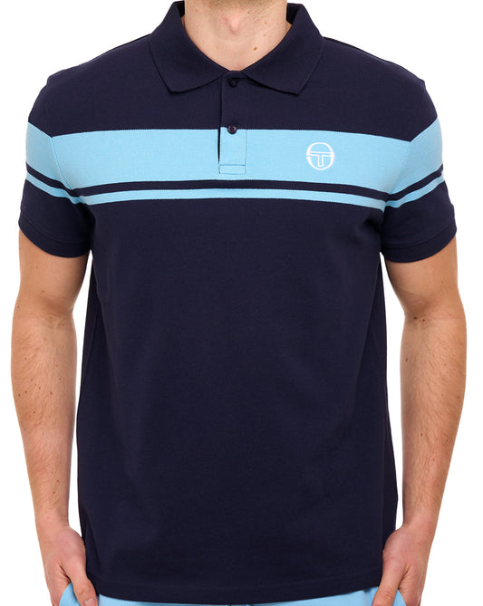 Sergio Tacchini Sergio Tacchini Young Line Poloshirt Marineblau/Ostsee