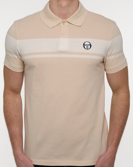 Sergio Tacchini Sergio Tacchini Young Line Poloshirt Sandshell/Gardenia