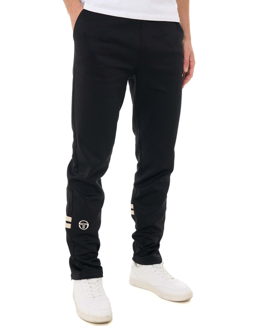 Sergio Tacchini Sergio Tacchini Zip Bottom Track Pants Black/Light Sand