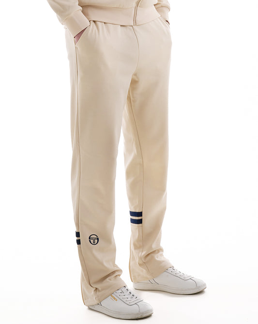 Sergio Tacchini Trainingshose mit Reißverschluss am Beinabschluss, Sandhellblau