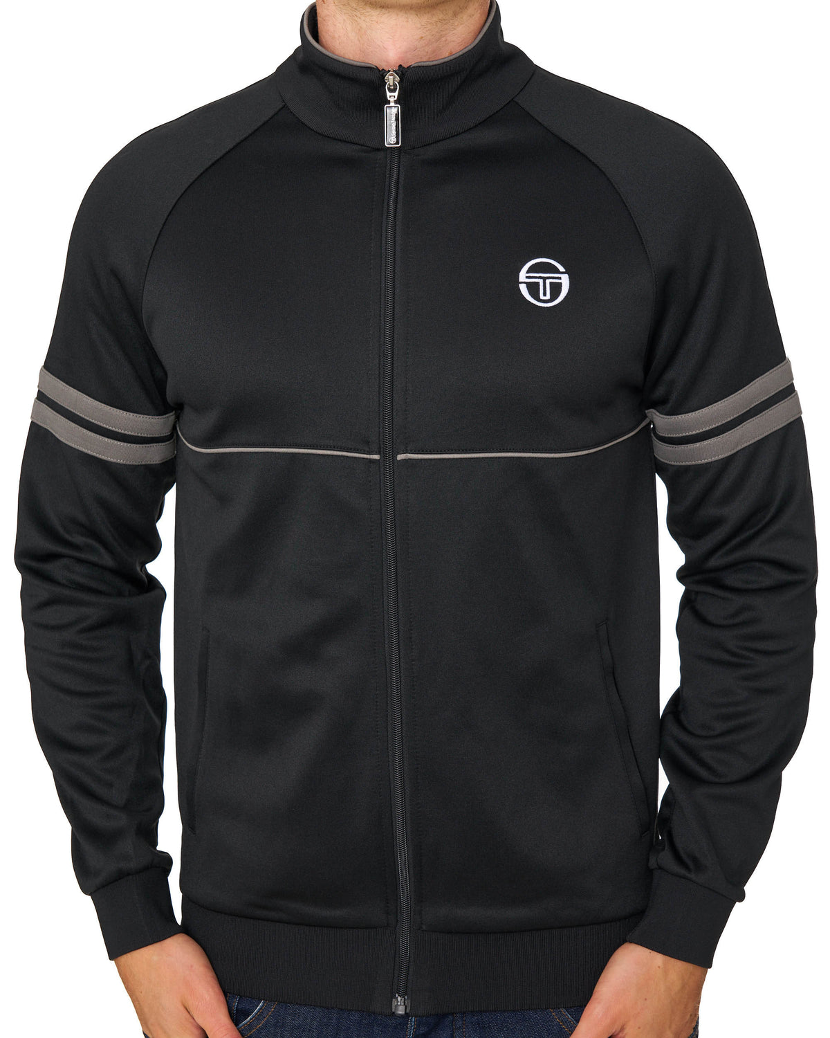 Sergio Tacchini Star Track Top Black/Charcoal