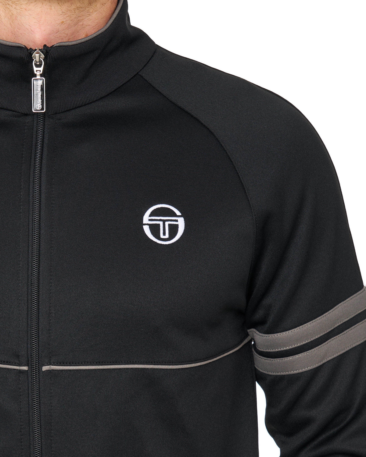 Sergio Tacchini Star Track Top Black/Charcoal