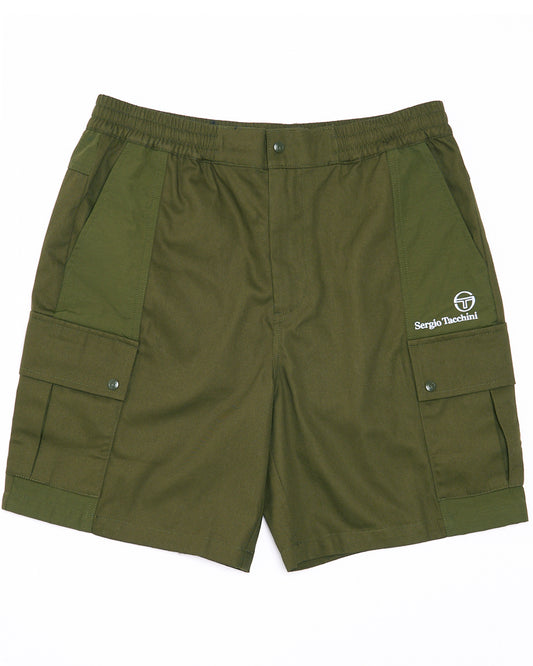 Sergio Tacchini Sergio Tacchini Calisti Cargo Shorts Dark Olive
