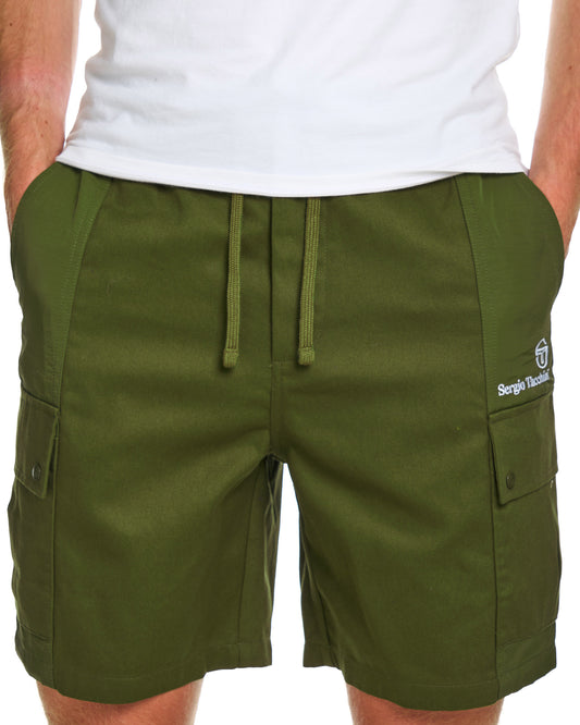 Sergio Tacchini Sergio Tacchini Calisti Cargo Shorts Dark Olive