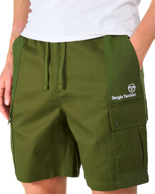 Sergio Tacchini Sergio Tacchini Calisti Cargo Shorts Dark Olive