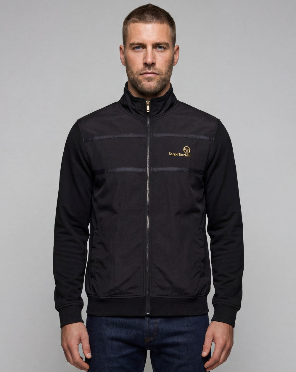 Sergio Tacchini Cassio Track Top Black