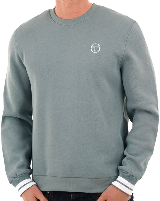 Sergio Tacchini Logo Sweat Lead/White